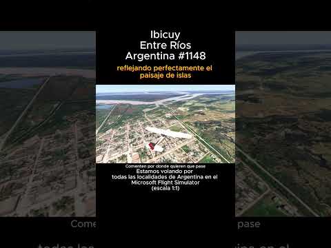 Ibicuy, Entre Rios desde el Microsoft Flight Simulator #ibicuy #entrerios #msfs #argentina