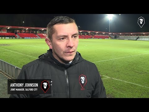 Salford City 2-2 FC United - Anthony Johnson post match interview