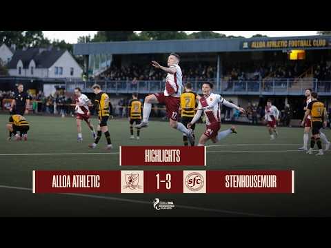 FC Alloa Athletic 1-3 FC Stenhousemuir