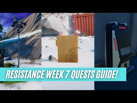 How To EASILY Complete WEEK 7 RESISTANCE Quests! - Fortnite - Chapter 3 - Season 2