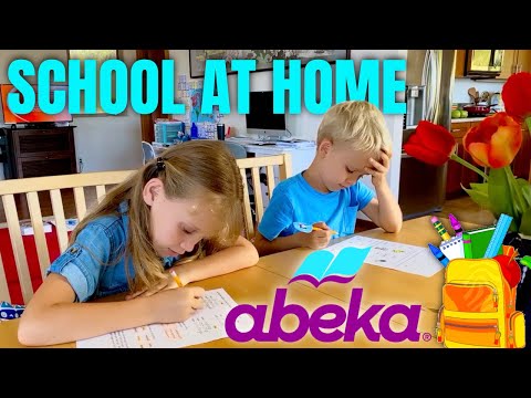 Homeschool With Abeka Academy (K5 & 2nd Grade). Day In...
