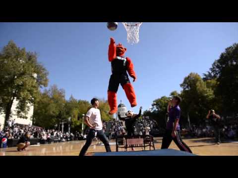 NBA mascots dunk at Kings charity event