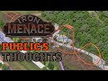 Public S Thoughts Of Iron Menace At Dorney Park Pre Opening