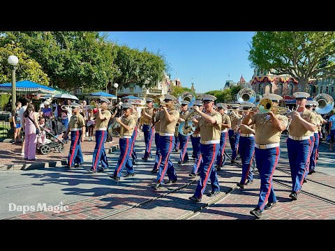 1st Marine Division Band March | 4th of July | Disneyland Resort 2025 4K