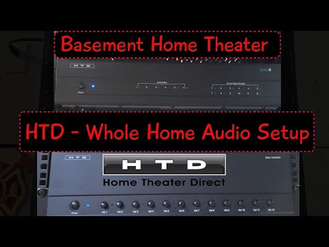 Basement Home Theater - Lync 6 Whole Home Audio System by Home Theater Direct HTD