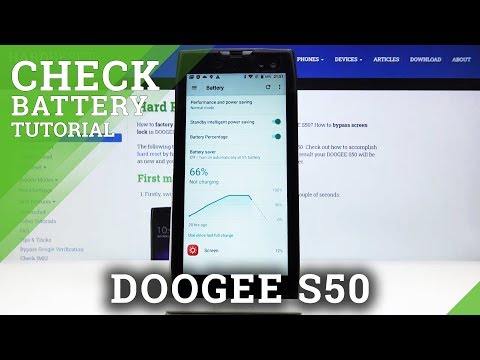 How to Enable Battery Percentage in DOOGEE S50 – Detect Current Battery Level