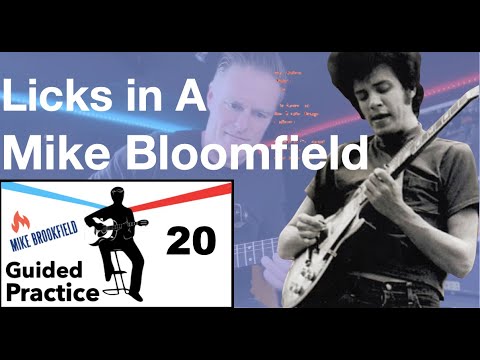 Mike Bloomfield Licks in A - Guided Practice 20