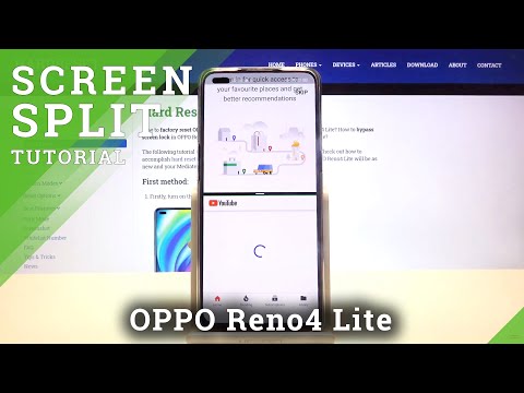 Split Screen Feature - Use Multitasking on OPPO Reno 4 Lite