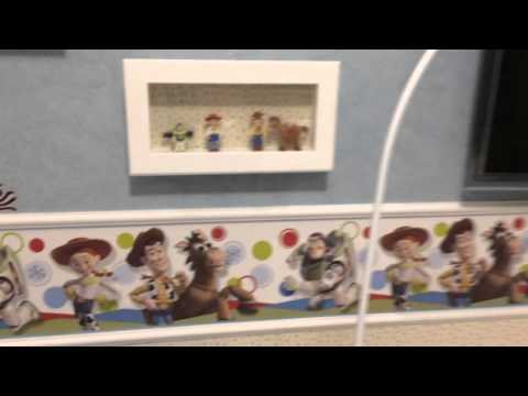 Toy Story baby's room. O quarto do bebê, tema Toy Story