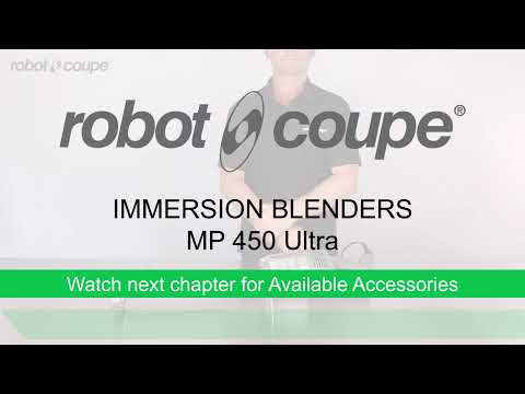Robot Coupe MP450 18" Hand Immersion Mixer, Single Speed, 1.1 HP 10 image