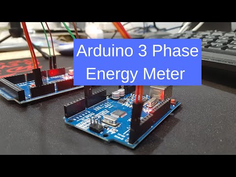 3 phase Arduino Energy Meter