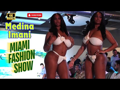 Medina Imani |Slow Motion| Vertical | 👙 NEW |  Amazing Model 🏖️  |Miami Fashion week 2024