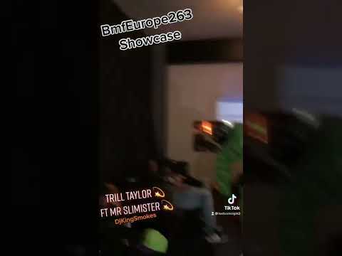 DjKingSmokes at the BmfEurope263 Showcase Artist Trill Taylor 💫& Mr Slimister💫 Performing