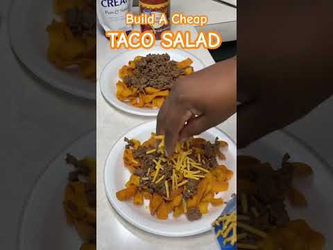 Easy to make Taco Salad using affordable ingredients…Feed your family for cheap tonight #tacos