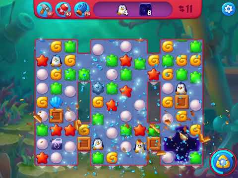 Fishdom Hard level 6293 no boosters フィッシュダム ハード [Friend's]