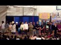 Cathedral may 21, 2015 third grade play - curtain call for the cast