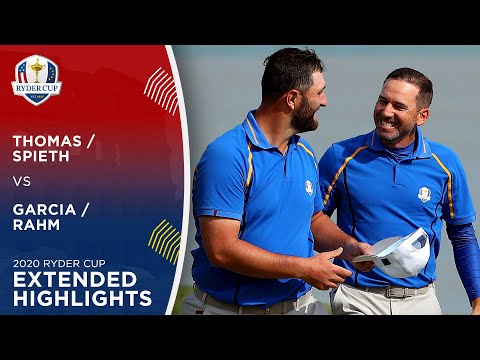 Sergio Garcia & Jon Rahm vs Justin Thomas & Jordan Spieth | Extended Highlights | 2020 Ryder Cup