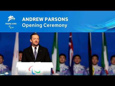 Andrew Parsons' Beijing 2022 Opening Statement | Paralympic Games