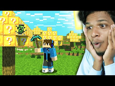 Minecraft BUT TREE's are LUCKY BLOCK | Malayalam | PGM |