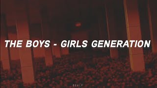 Girls Generation - The Boys English Version lyrics ♪♪