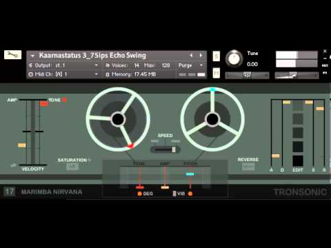 Marimba Nirvana - Microtape 17 from Tronsonic - Now with tape echo sequencer and FX section