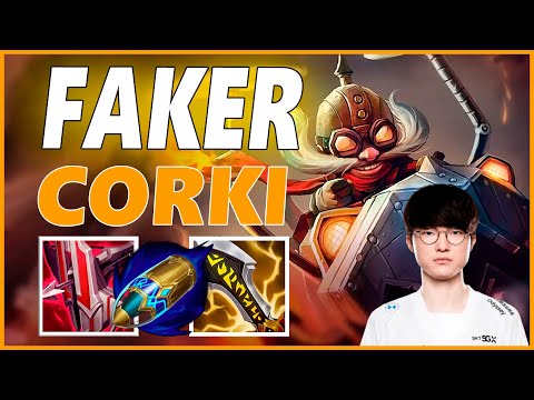 ⚡FAKER CORKI MID GAMEPLAY⚡SEASON 12 LEAGUE OF LEGENDS