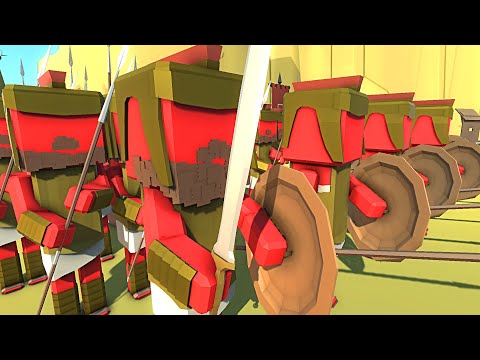 300 Spartans Hold VS Endless Persian Army! - Ancient Warfare 3: Battle Simulator