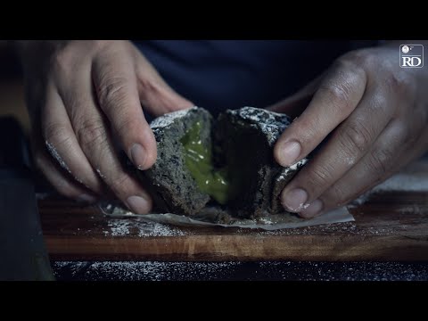 Black Sesame & Green Tea Lava Muffin | Bánh Muffin Mè Đen | Rick Duong | ASMR Cooking