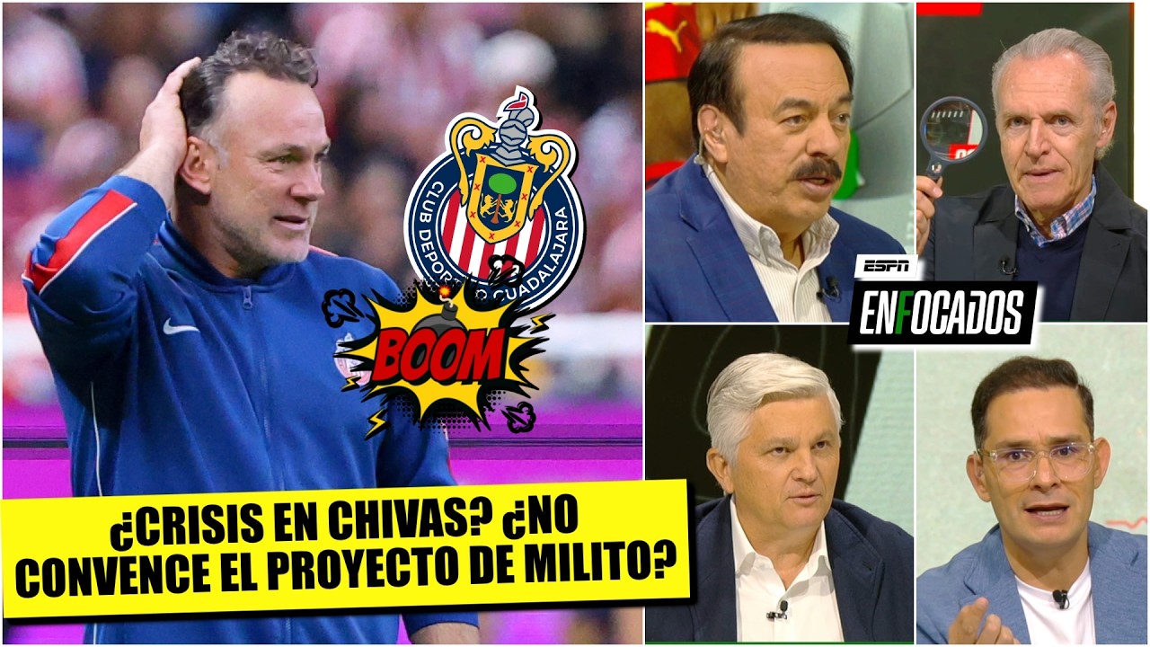 Huerta lo dejó claro: CHIVAS NO ESTÁ EN CRISIS, el proyecto de MILITO está ESTANCADO | Enfocados