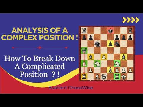 Lesson - 558 Analysis of A Complex Position ! How To Break - Down A Complicated Position ?