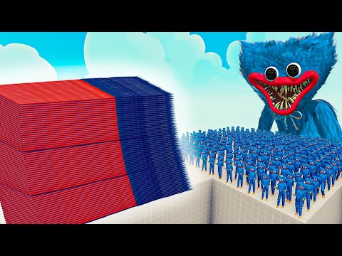 100x HUGGY WUGGY + 1x GIANT vs EVERY GOD - Totally Accurate Battle Simulator TABS