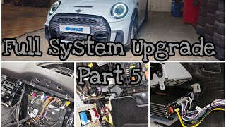 Mini Cooper S 2022 F56 Sound System Upgrade.  Headunit Removal and Amplifier/DSP Install. Part 5