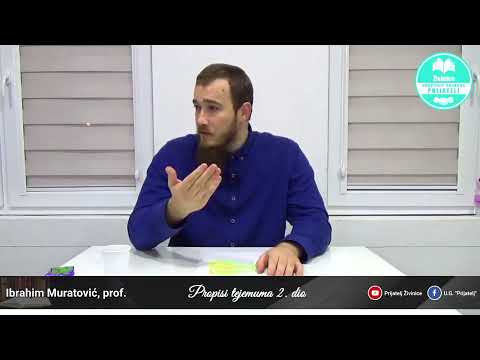 Propisi tejemuma 2. dio - Ibrahim Muratović, prof.