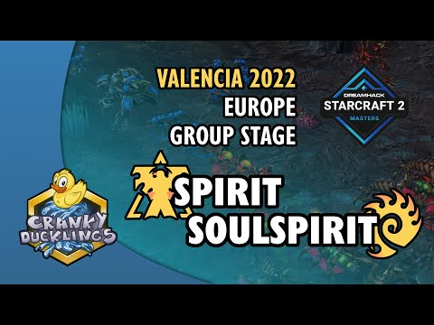 Spirit vs SoulSpirit - TvZ | DH Masters: Valencia 2022 - Europe Groupstage | StarCraft 2 Tournament