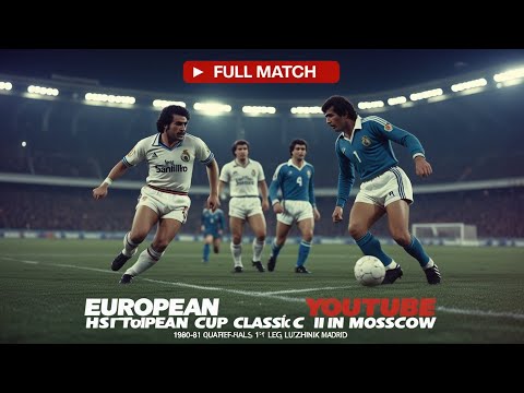 Spartak Moskva vs. Real Madrid | Full Match | European Cup Quarter-finals 1st Leg | 1980-1981