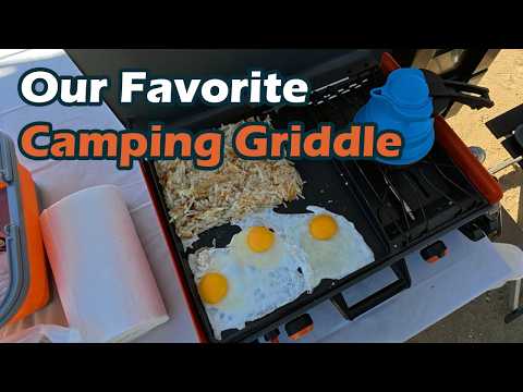 Blackstone Adventure Ready 14” Griddle with Side Burner - Cooking at Camp