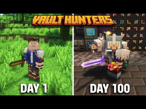 100 Days as a Vault Hunter in Minecraft
