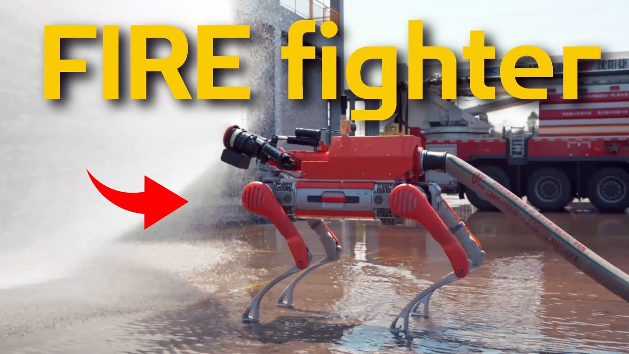 Watch China’s Firefighting Robot Dogs in Action