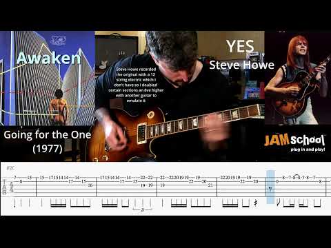 Yes Awaken Steve Howe Guitar Solo with TAB