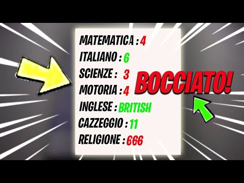 SONO STATO BOCCIATO! LA MIA PAGELLA