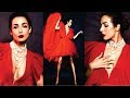 Malaika Arora Hot Look In Red Gown Malaika Arora Amrita At Global Spa Fit Fab Awards 2019