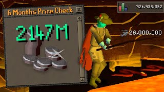 Loot From 6 Months Of Infernal Eel Fishing (Ironman)