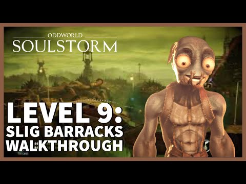 Oddworld Soulstorm 100% Walkthrough Gameplay PS5 | Level 9: SLIG BARRACKS