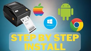 MFLABEL DT426B Thermal Printer Step by Step Install on MAC | Windows | Android | Chromebook