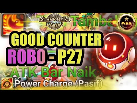 POWER CHARGER FROM ROBO P-27 TO COUNTER HIS ENEMIES - Summoners War
