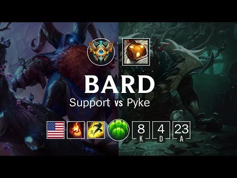 Bard Support vs Pyke - NA Challenger Patch 8.22