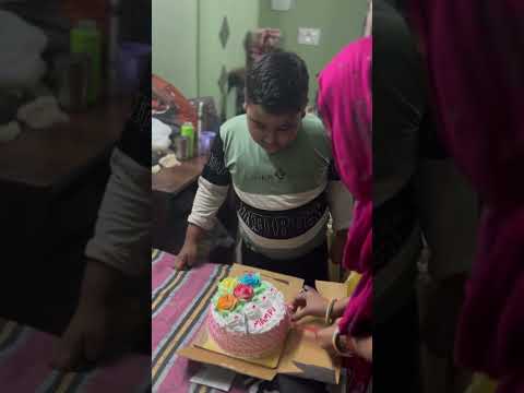 Family vlog_birthday wishes cake