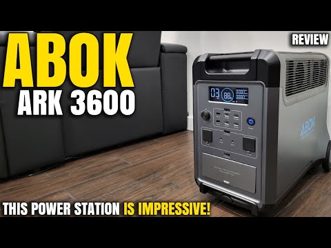 This Power Station Is IMPRESSIVE! | Abok Ark 3600 Portable Power Station Review
