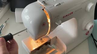 Nähmaschine reinigen und ölen Singer serenade 2250 #sewingmachine #singersewingmachine