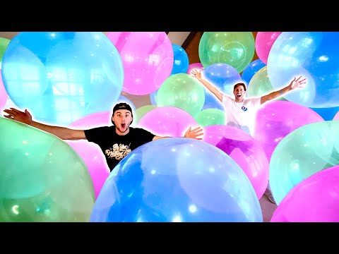 Filled Entire House With Wubble Bubbles!